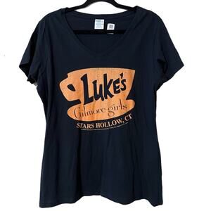 Port & Company Gilmore Girls Luke’s Diner pullover short sleeve v-neck t-shirt